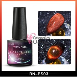 Oja semipermanenta Rban Nail 9D Cameleon Galaxy Cat Eye de 6 ml - BS03